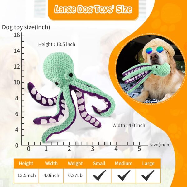 Dog Toys for Large Dogs: Plush Dog Toys with Soft Fabric - Pet Toys for Small, Medium, and Large Dogs - Puppy Toys to Keep Them Busy - Image 4